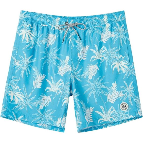 🆕Brand New - Men's Blue Swim Trunks Shorts - Picture 1 of 6